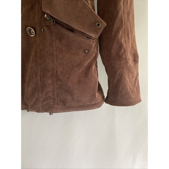 Burton DRYRIDE Jacket Snowboarding Ski Coat Brown Corduroy Women's‎ Size S - Picture 6 of 14